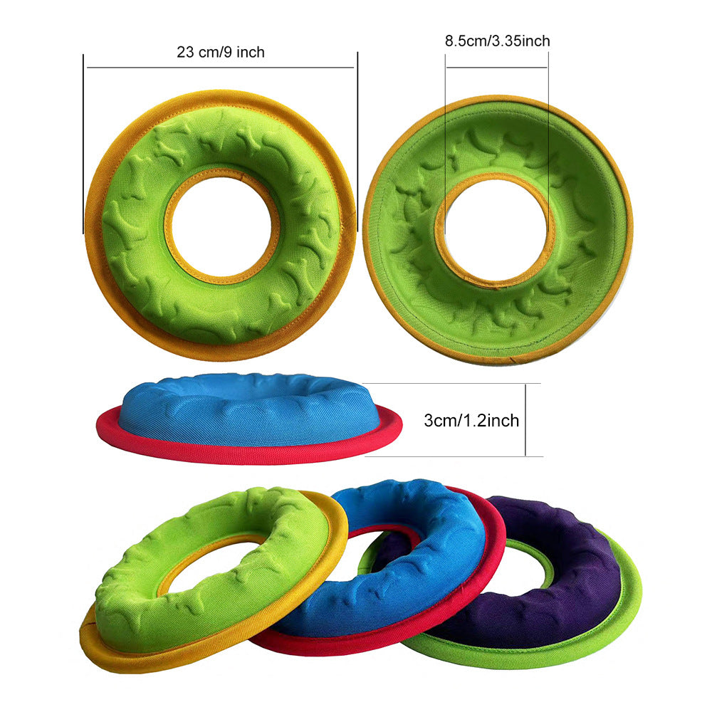 Floating Ring Toy for Water Fetch and Retrieval with Dogs, for dogs.