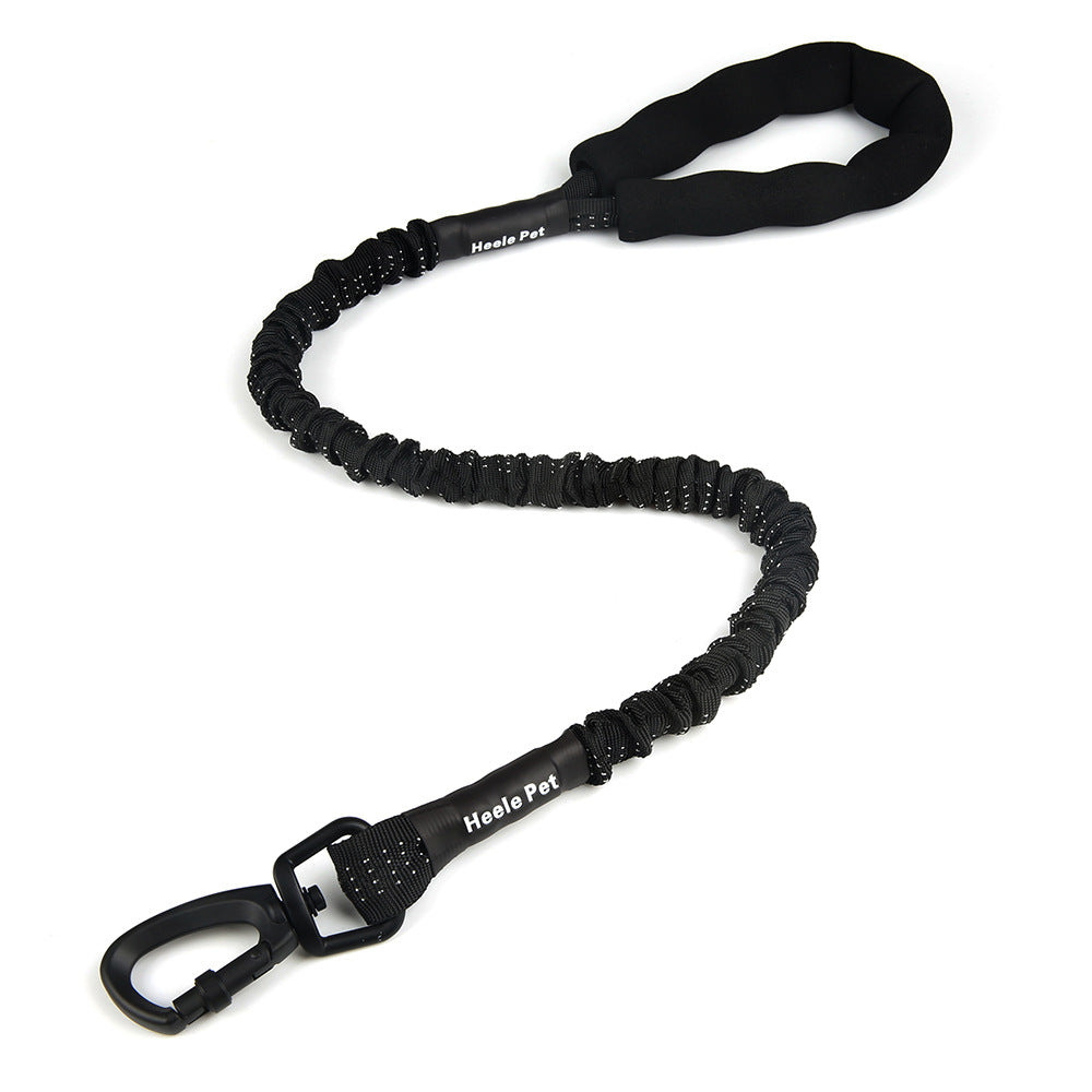 Elastic Bungee Traction Leash with Neoprene Handle, for dogs.