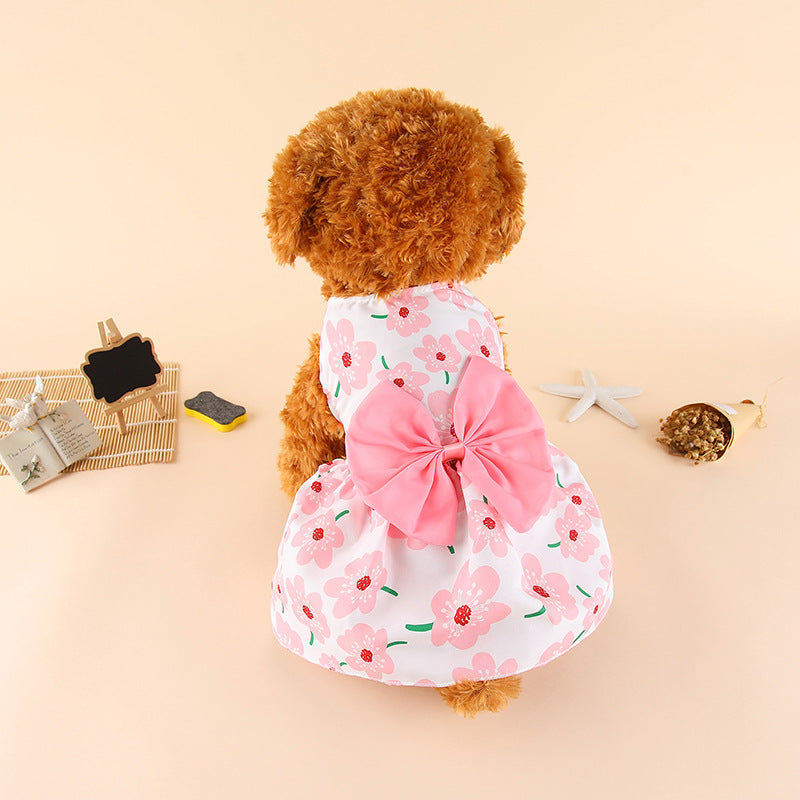 Bow-Accent Skirt, for dogs and cats.