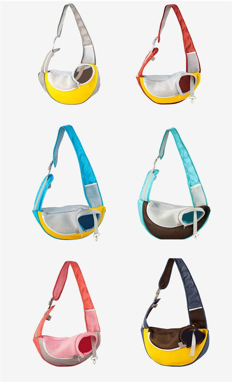 Breathable Mesh Pet Backpack, for dogs and cats.