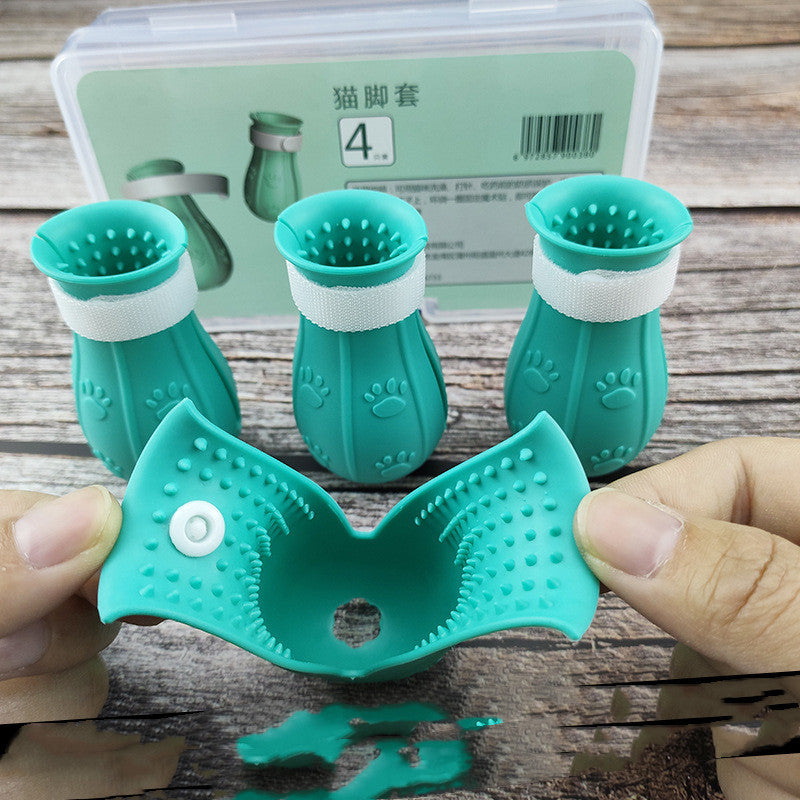 Soft TPR Claw Covers, for cats.
