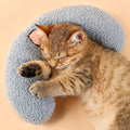 Soft Cotton Moon-Shaped Pillow for Small Dogs and Cats
