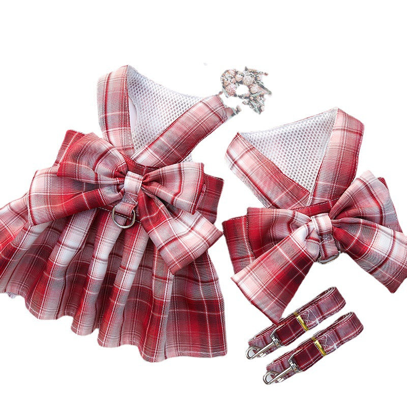 Skirted Harness and Leash Set, for dogs.