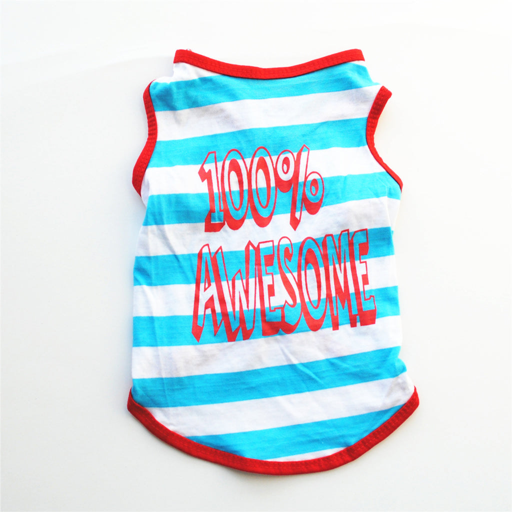 Lightweight Cotton Summer Vest, for dogs.