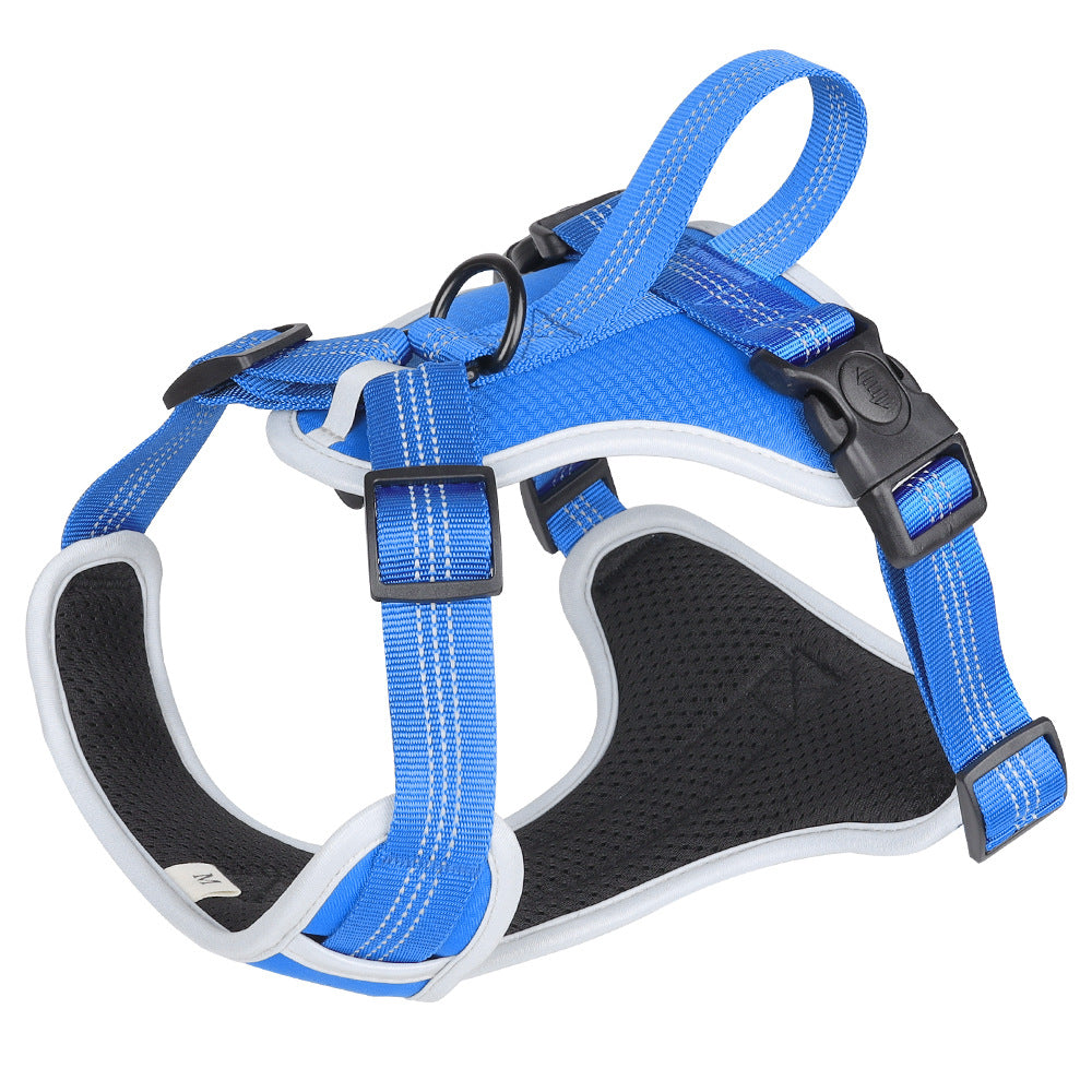 Oxford Cloth Chest Harness for Big Dogs, S to XL, for dogs.