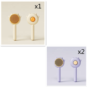 Pet Massage Grooming Brush – Hair Removal Comb for Cats & Dogs – pet wearing