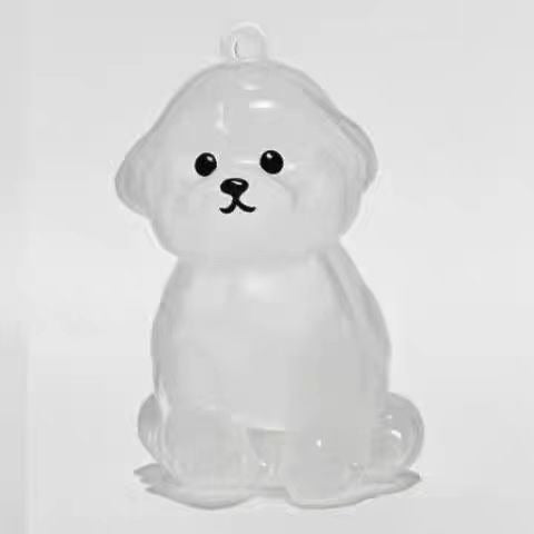 Transparent Dust-Proof Puppy Fur Keepsake Box, for dogs.