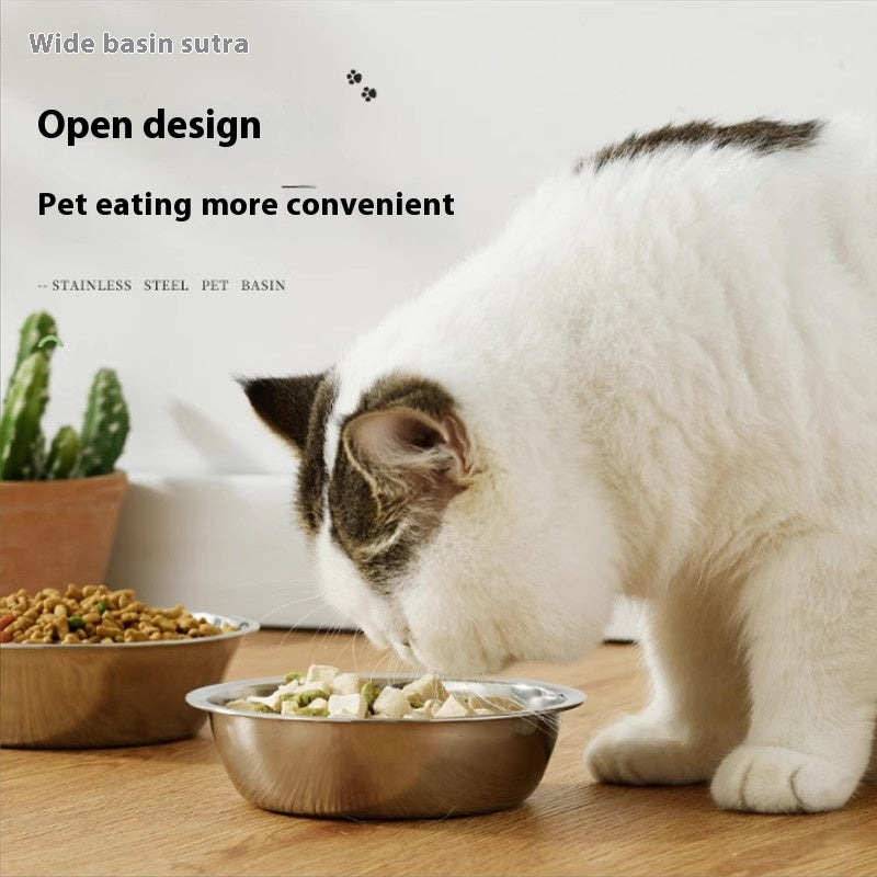 Stainless Steel Feeding Bowl, for dogs and cats.