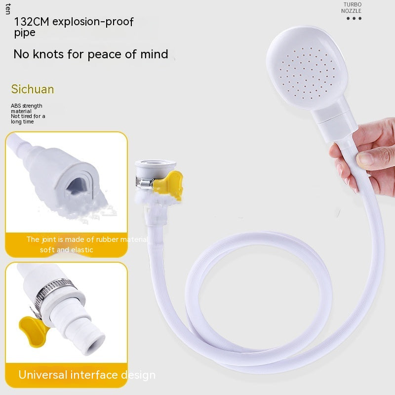 Plug-In Pet Shower Nozzle, for dogs and cats.