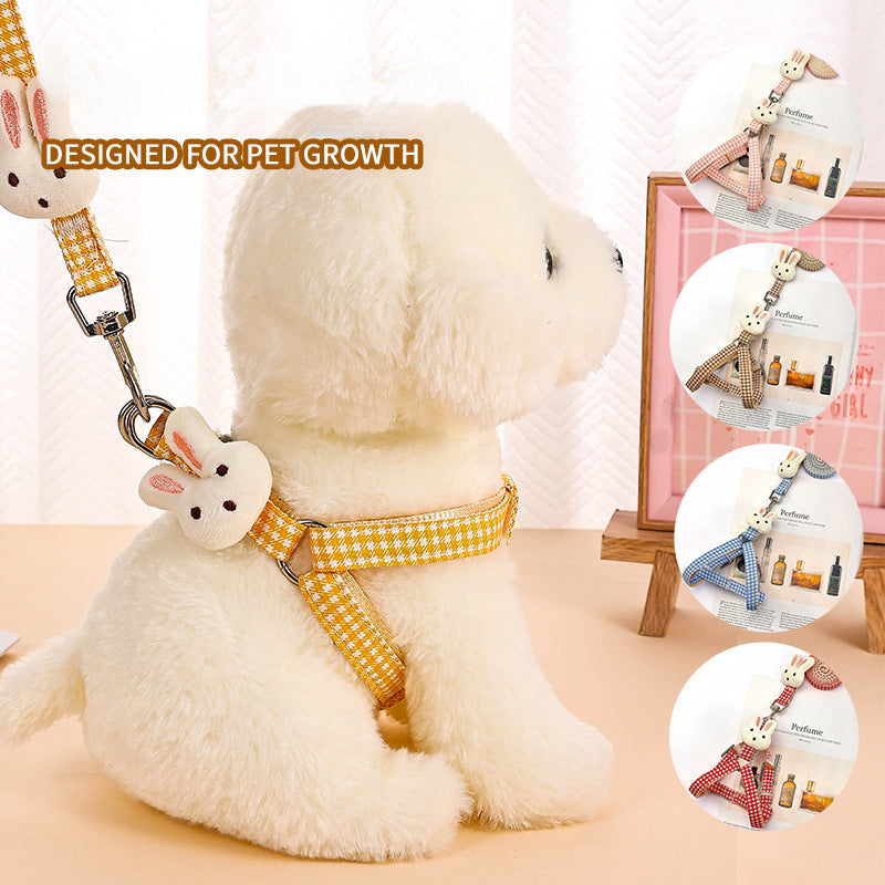 Quick-Release Nylon Harness Leash, for dogs.