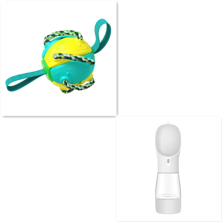 Interactive Dog Football Soccer Ball With Tabs Inflated Training Toy Outdoor Border Collie Balls Pet Products - kindoPet