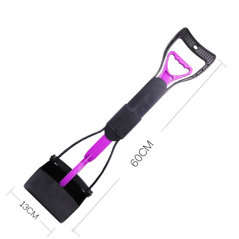 Foldable Long-Handle Pet Waste Scooper, for dogs.