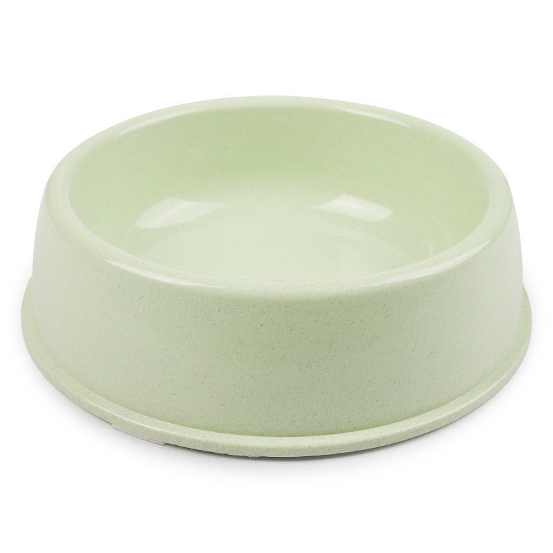 Round Plastic Dog Bowl Available in Three Sizes, for dogs.