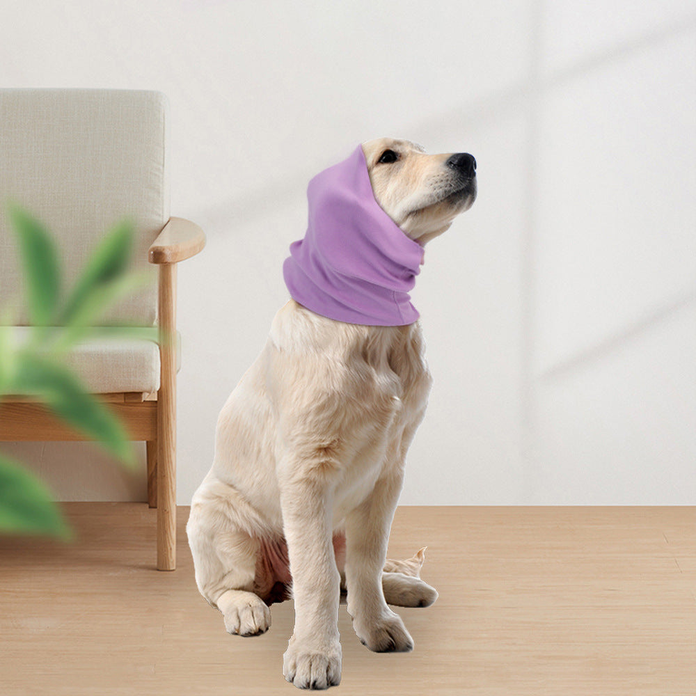 Stretch Fabric Ear Covers, for dogs.