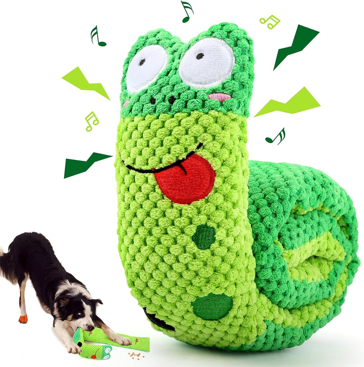 Squeaky Snuffle Puzzle Toy, for dogs.