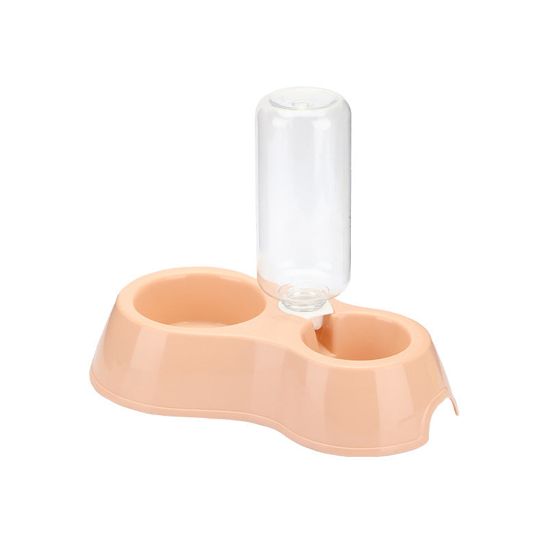 Automatic Double Bowl Pet Water and Food Feeder