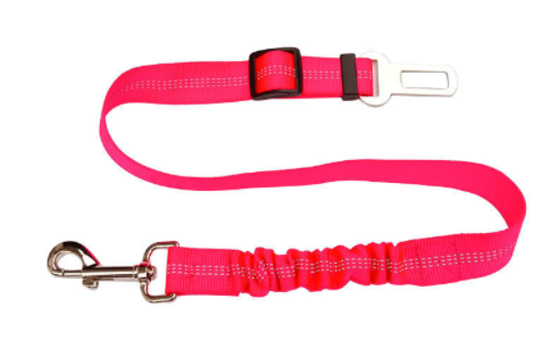 Cushioned Reflective Dog Car Seat Belt, Adjustable