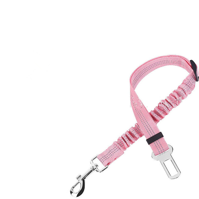 Adjustable Nylon Car Seat Belt Tether for Dogs