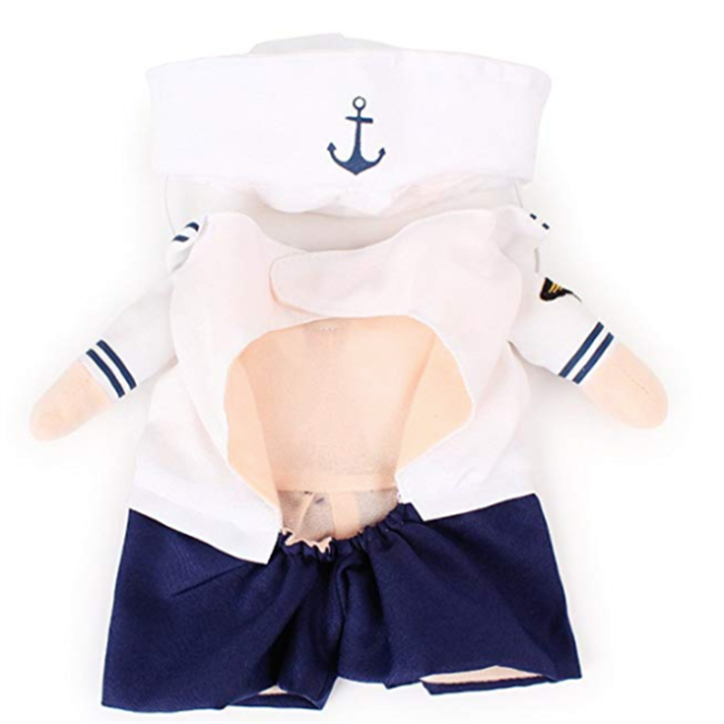 Sailor-Style Minimalist Outfit, for dogs and cats.
