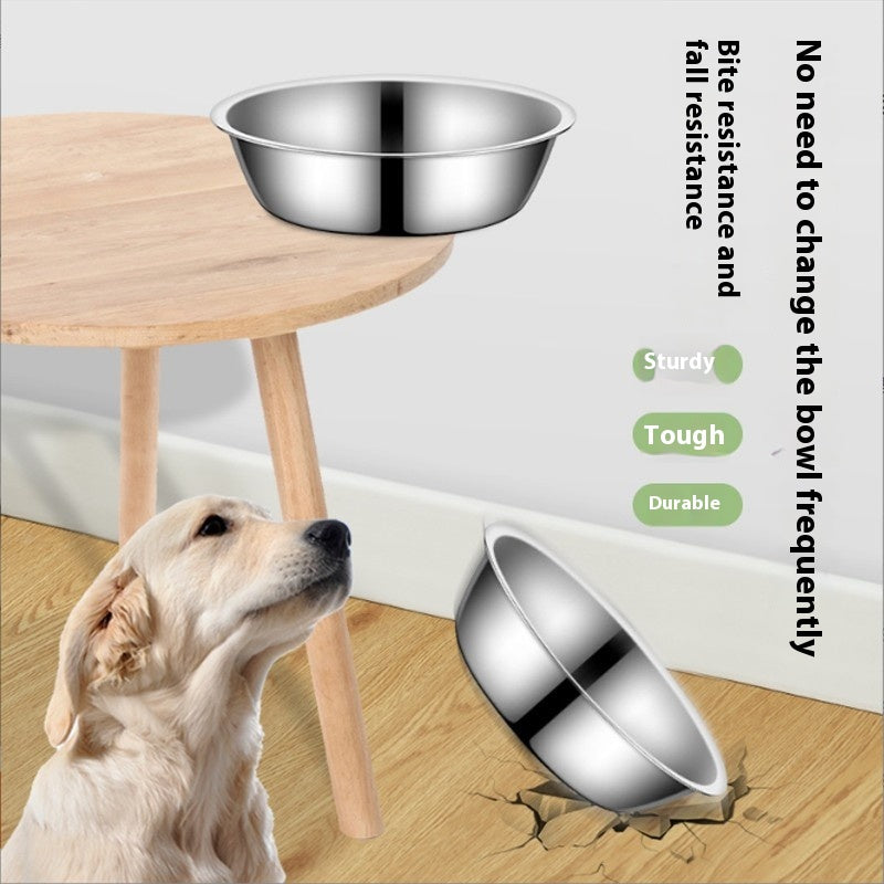 Stainless Steel Feeding Bowl, for dogs and cats.