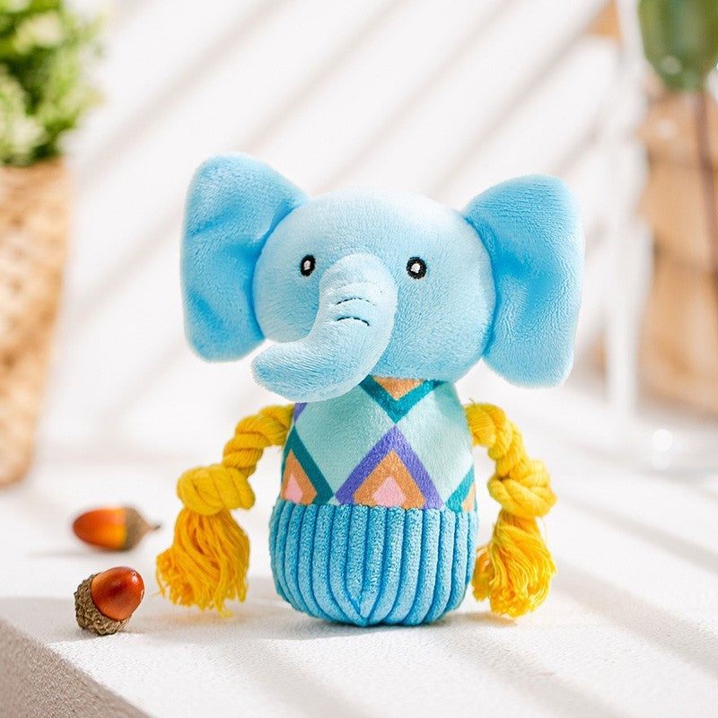 Plush Squeaky Dog Toy for Molar Play and Boredom, for dogs.