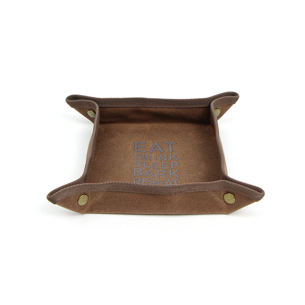 Foldable Canvas Travel Bowl, for dogs and cats.