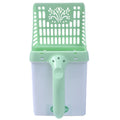 Detachable Plastic Litter Scoop and Bucket Set, for dogs and cats.