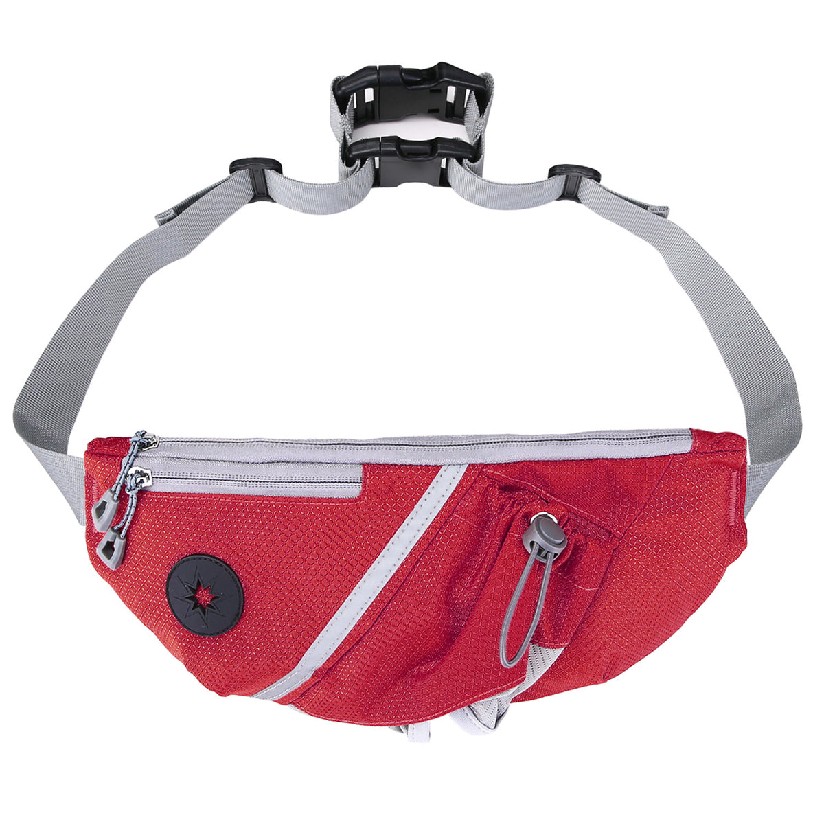 Hands-Free Running Leash with Waist Fanny Pack, for dogs.