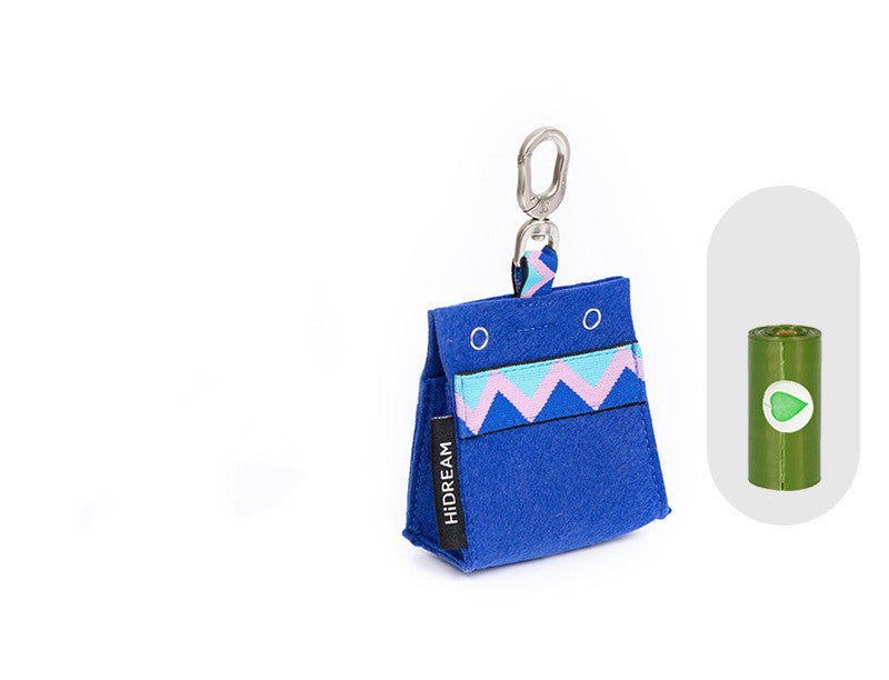 Poop Bag Dispenser Case with a Roll Included for Walks, for dogs.