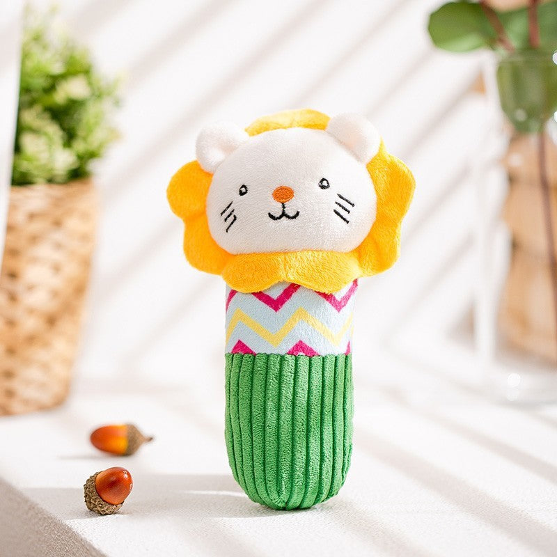Plush Squeaky Dog Toy for Molar Play and Boredom, for dogs.