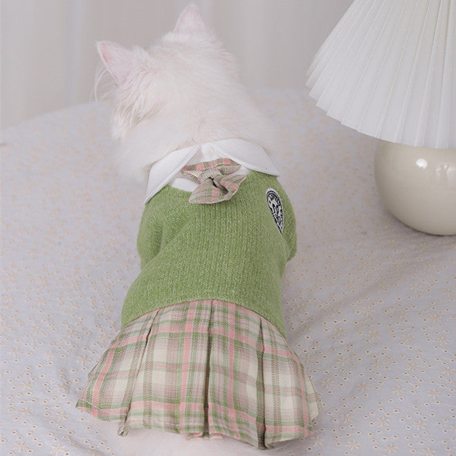 Polyester Princess-Style Dress, for dogs.