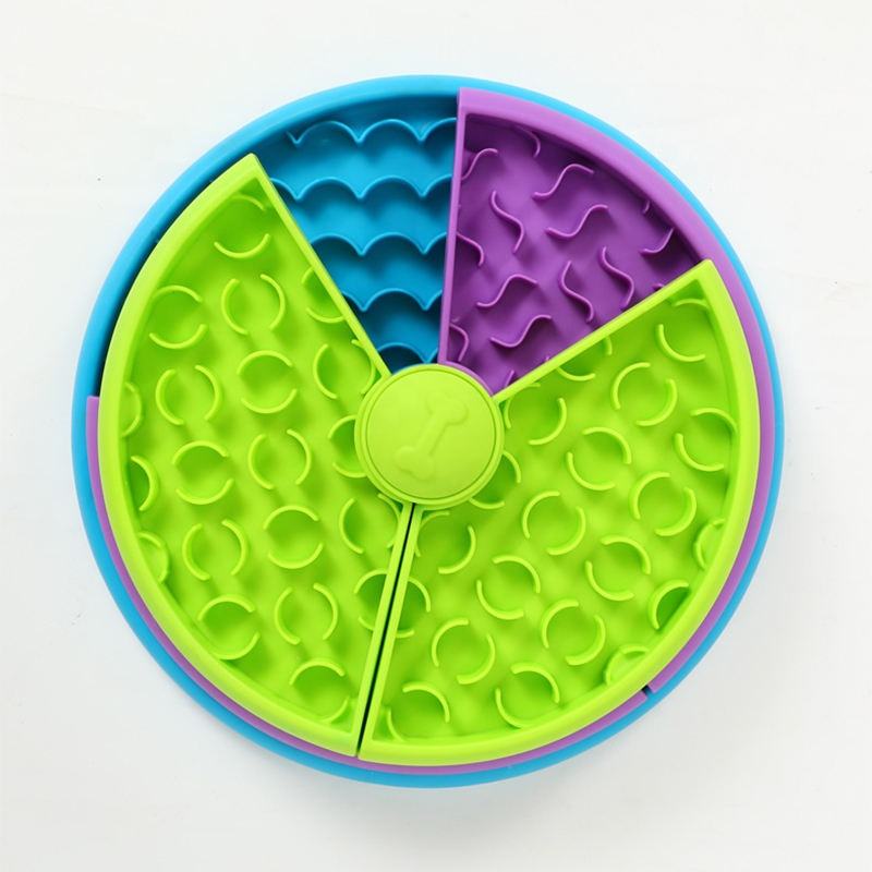 3-in-1 Rotating Slow Feeder Puzzle Bowl for Dogs