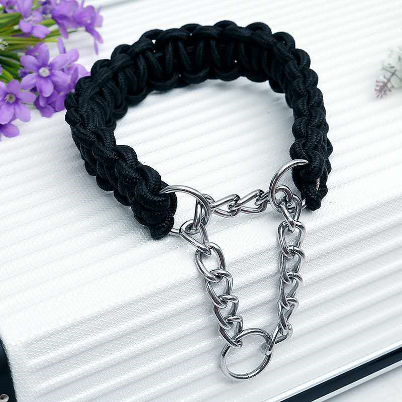 Nylon P-Chain Training Collar for Medium to Large Dogs, for dogs.