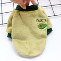 Velvet Fruit-Print Sweatshirt, for dogs.