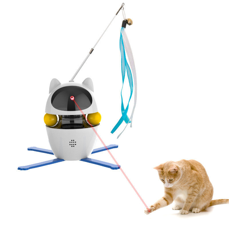 USB Rechargeable Smart Spinning Ball Toy for Cats