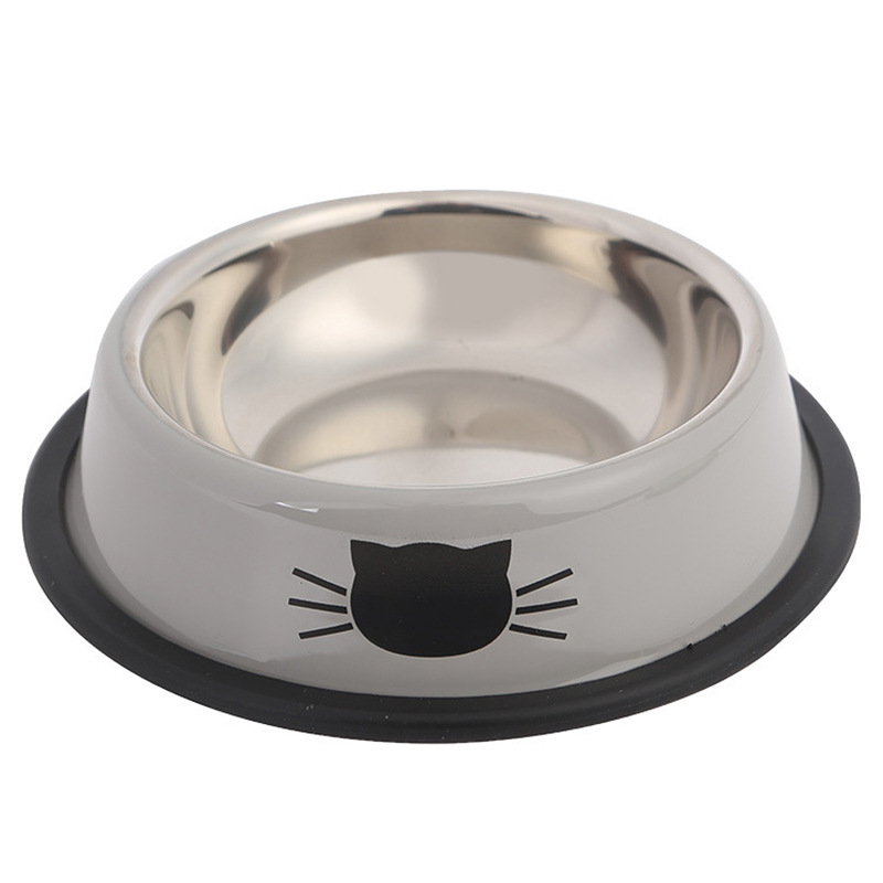 Non-Slip Stainless Steel Food Bowl, for cats.