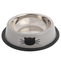 Non-Slip Stainless Steel Food Bowl, for cats.