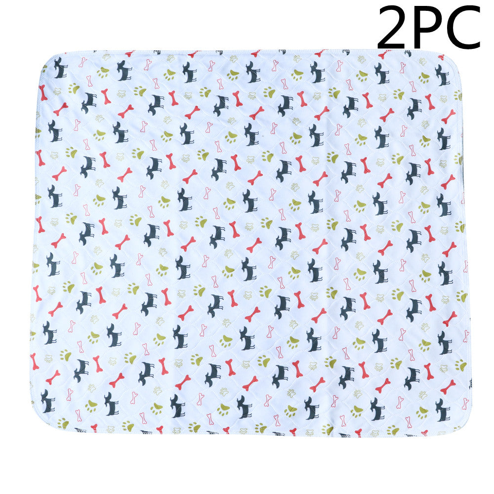 Reusable Three-Layer Washable Training Pad, for dogs.