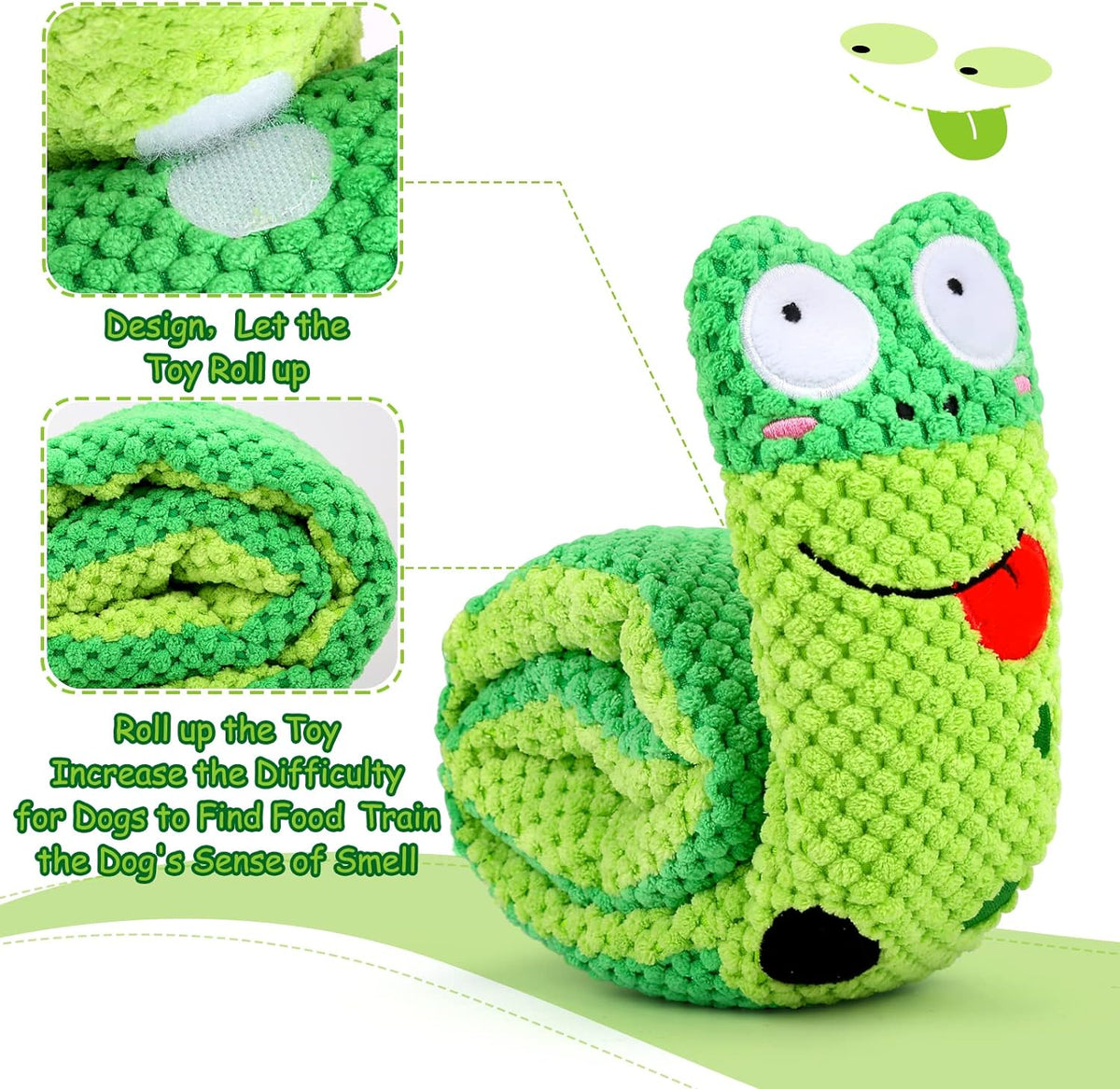 Squeaky Snuffle Puzzle Toy, for dogs.