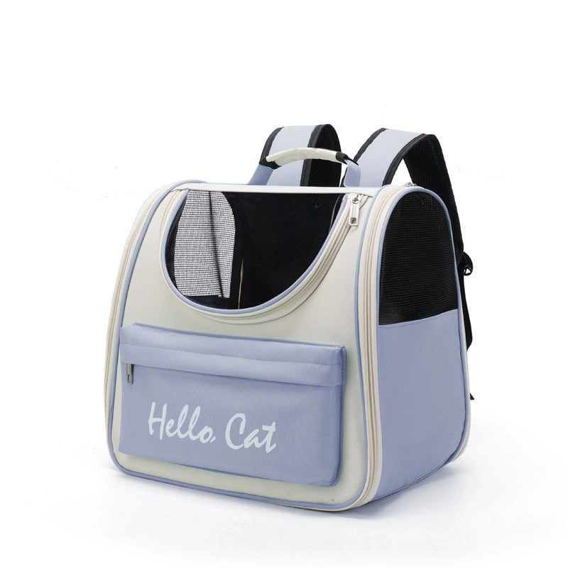 Breathable Oxford PVC Travel Bag, for dogs and cats.