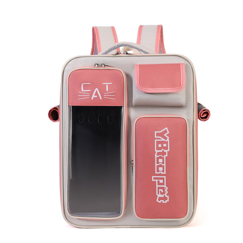 Breathable Backpack Carrier, for cats.