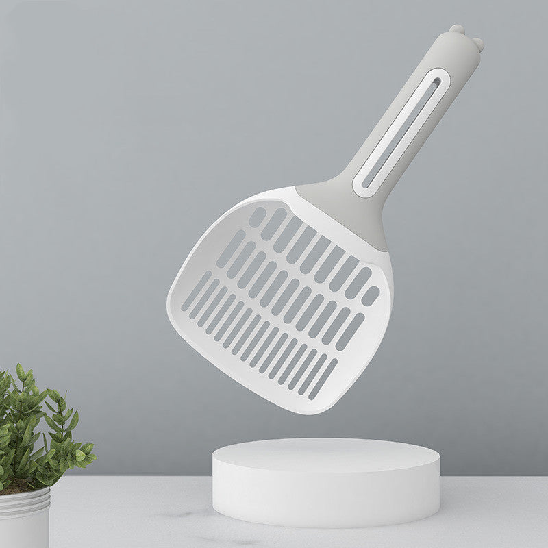 Long-Handle Cat Litter Scoop with Rolling Tail Design, for cats.