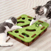 Interactive Cat Puzzle Toy With Maze Tunnel, Bell Ball & Pathways - No Batteries Needed, Durable Felt Construction - Mental Stimulation & Hunting Exercise For Indoor Cats