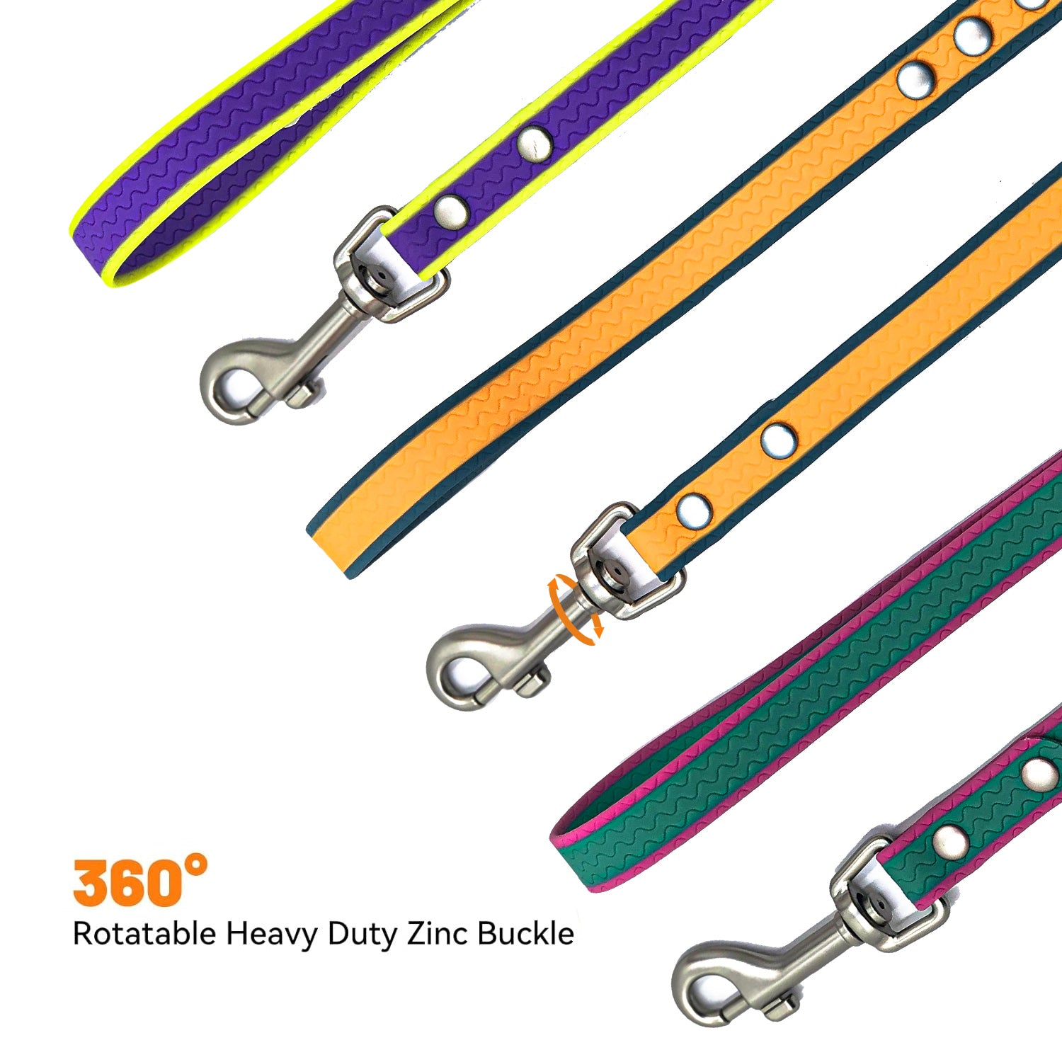 New Style PVC Coated Two-color Waterproof Training Rope - kindoPet
