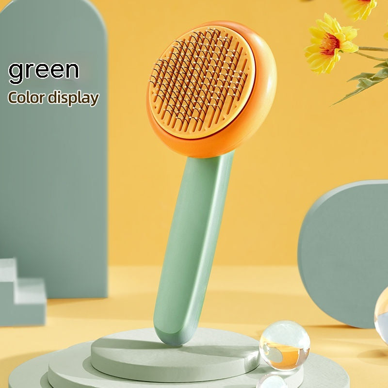 Self-Cleaning Comb Brush, for dogs and cats.