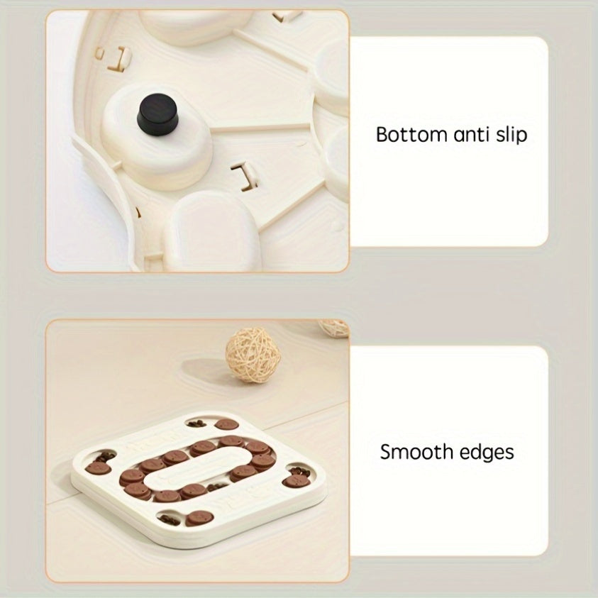 Interactive Multi-Stage Slow Feeder Puzzle Bowl, for dogs and cats.