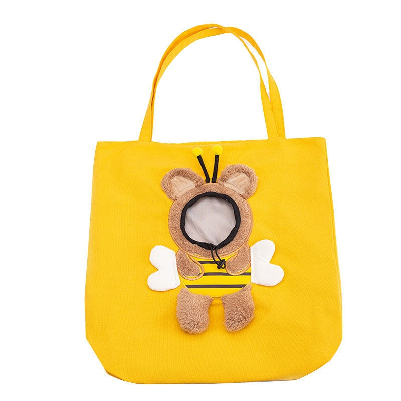 Canvas Shoulder Bag, for cats.