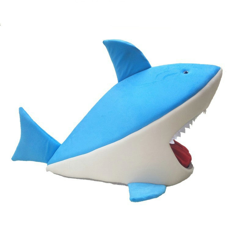 Shark-Shaped Pet Bed, for dogs and cats.