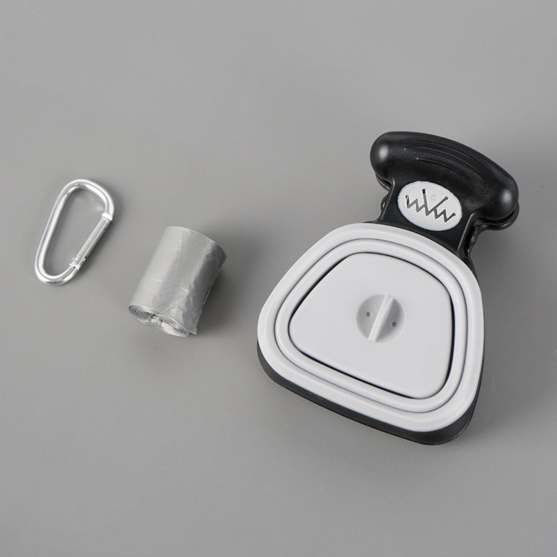 Foldable Poop Scooper with Bag Dispenser for Dogs