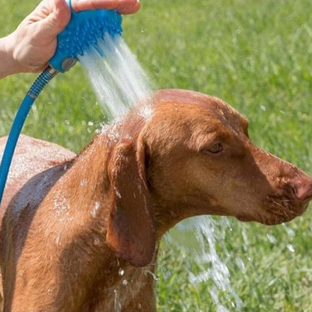 Silicone Handheld Massage Bathing Glove for Dogs